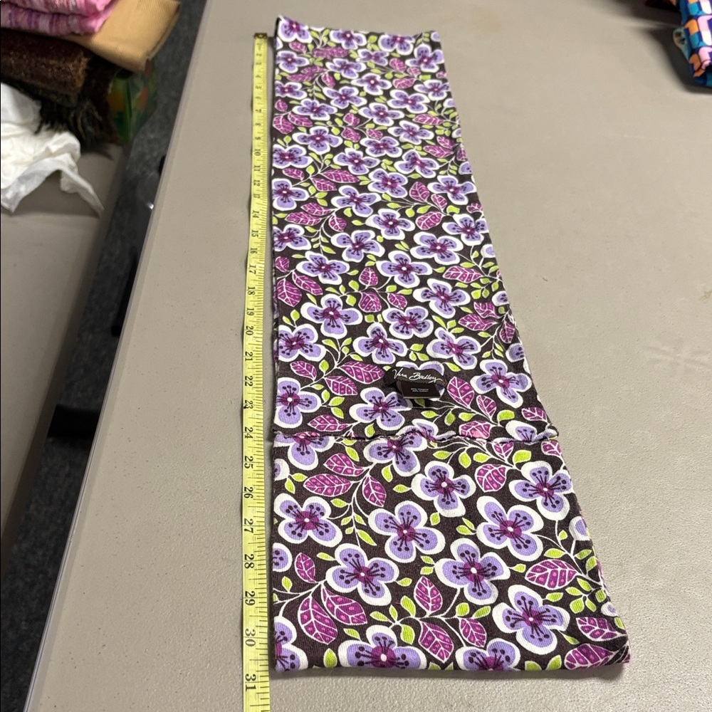 Vera Bradley Purple and Green Floral Fabric